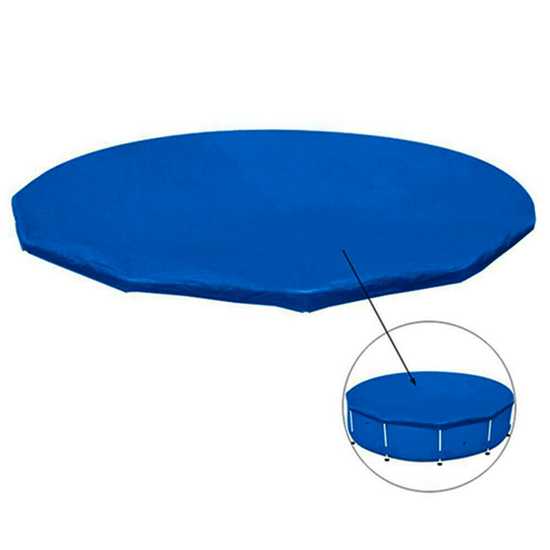 8Ft/10Ft/12Ft Inflatebale Pool Protective Cover Outdoor Garden Thicken Rainproof round anti Dust Protector - MRSLM
