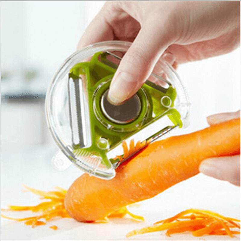 Vegetable Fruit Slicer Multi-Function Peeler Stainless Steel Cutting Gadgets Potato Carrot Slicing Tool - MRSLM