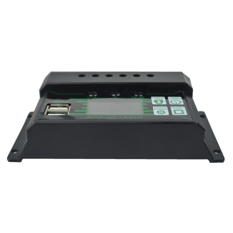 12V/24V 10A-100A LCD Solar Controller Dual USB DC Port Current Solar Charge Cotroller - MRSLM