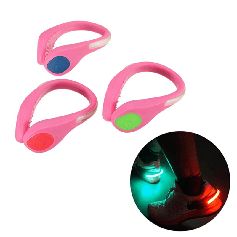 Outdoor Sports Clip LED Shoe Light Night Safety Running Cycling Plastic Light - MRSLM