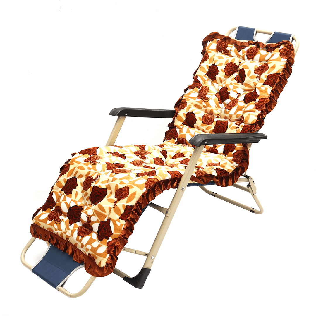 Lounge Thicken Relax Rocking Chair Cushion Washable Soft High Back Mat Comfortable Printed Seat Pad for Recliner - MRSLM