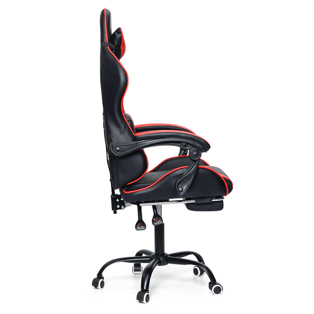 Douxlife® Racing GC-RC02 Gaming Chair Ergonomic Design 150°Reclining Thick Padded Back Integrated Armrest Restractable Footrest for Home Office - MRSLM