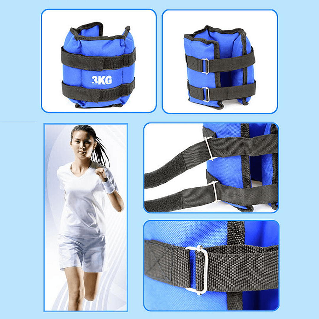 2PCS 1-4KG Weight-Bearing Leggings Sandbag Home Gym Muscle Training Rehabilitation Training Sand Bag - MRSLM