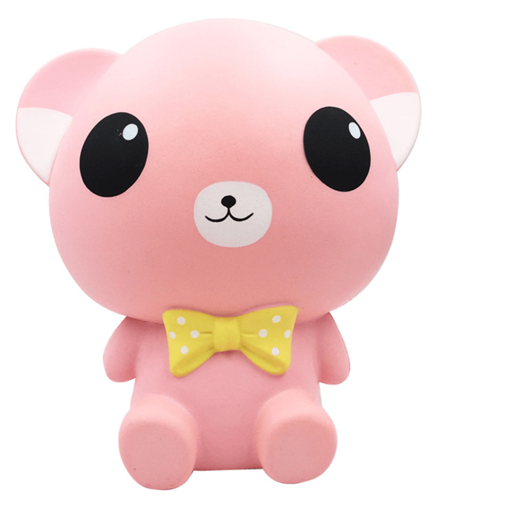 9.8Inches Jumbo Squishy Bear 25Cm Slow Rising Toy Girls Gift Collection - MRSLM