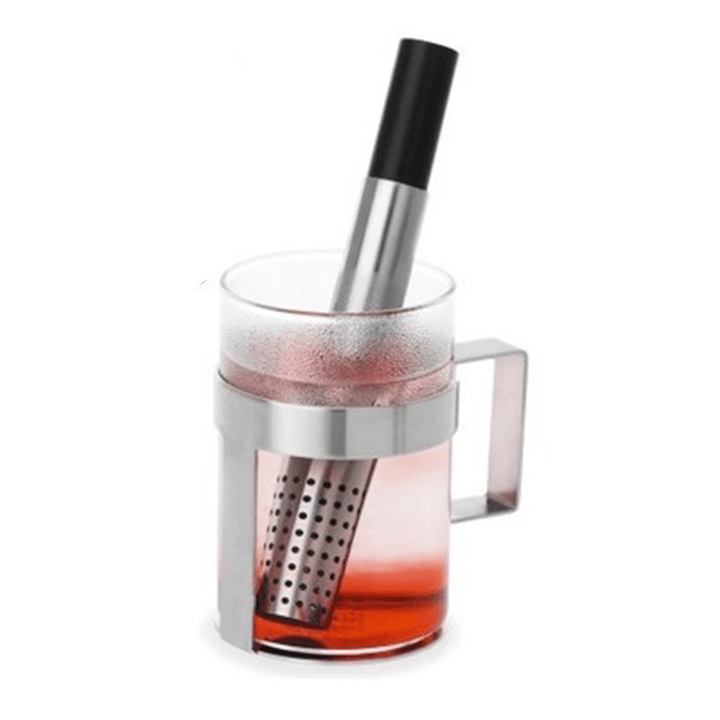 Creative Stainless Steel Tea Filter Tea Strainer Stick Tea Infuser Portable Tea Coffee Teapot Filter - MRSLM