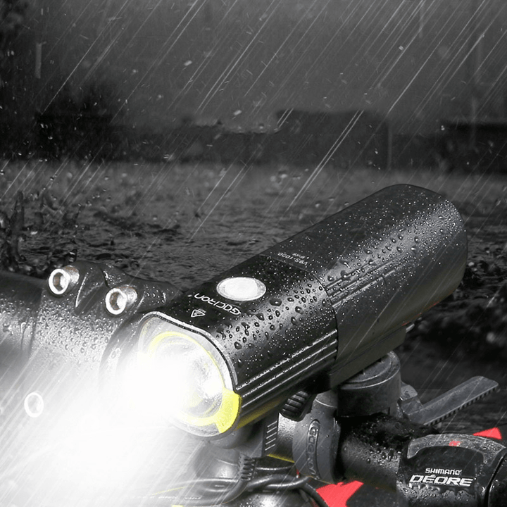 GACIRON V9S 1000LM 4500Mah Bike Headlight IPX6 Waterproof Power Bank 6 Modes Lights Electric Scooter MTB Road Bike Lights - MRSLM