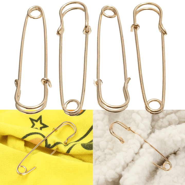 4Pcs 50Mm Safety Pins Scarf Needle Cloth for Sewing Craft - MRSLM