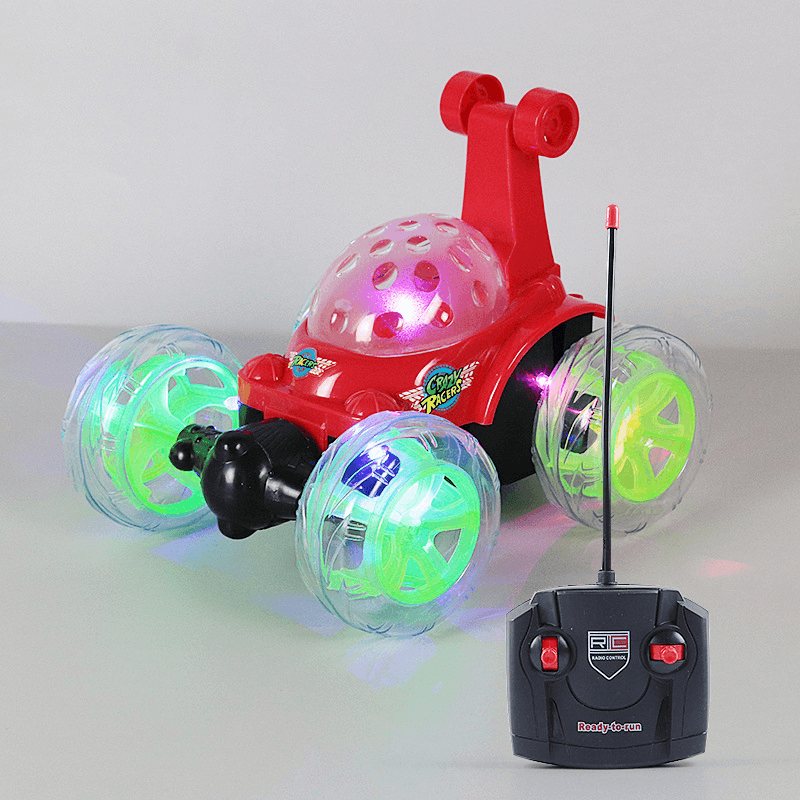 Light Four-Wheel Drive Flip Climbing Car Electric Remote Control Children'S Toy Car - MRSLM