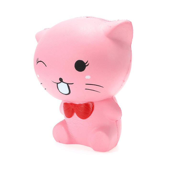 Squishy Cat Kitten 12Cm Soft Slow Rising Animals Cartoon Collection Gift Decor Toy - MRSLM