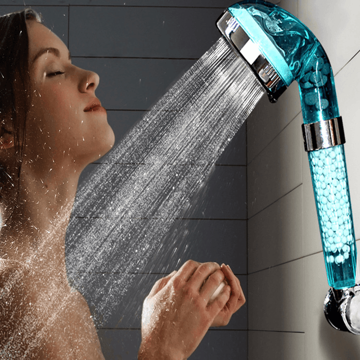 Handheld Negative Ion SPA Pressurize Shower Head Bathroom Healthy Water Saving Spray Nozzle - MRSLM