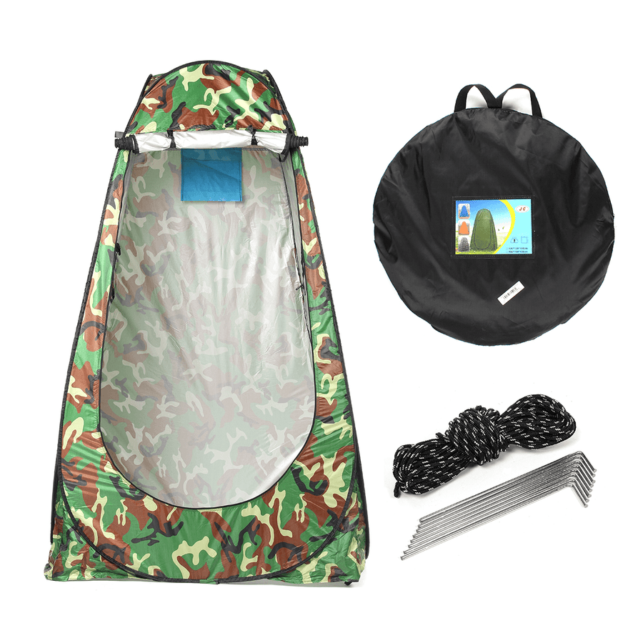 Single Peason Privacy Shower Toilet Camping Tent Changing Room for Outdoor Fishing Travel Beach - MRSLM