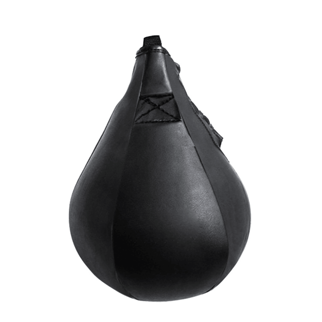 Boxing Pear Shape Speed Training Ball Swivel Punch Punching Exercise Fitness Bag + Suspension Rotator Set - MRSLM
