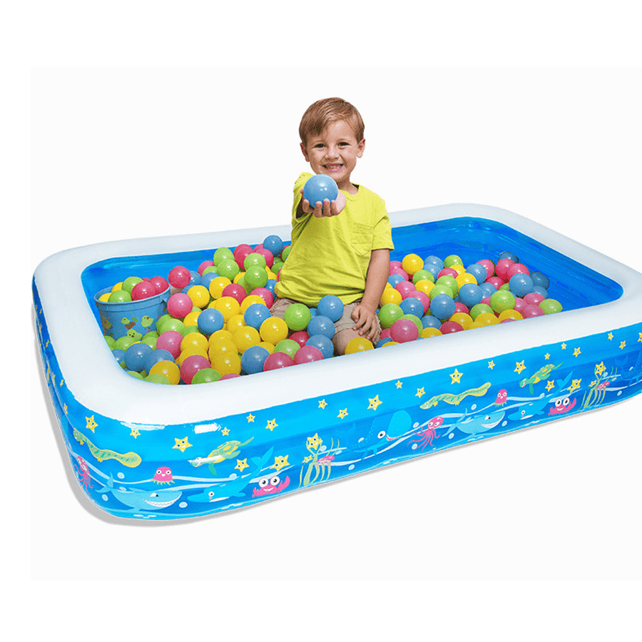 Inflatable Swimming Pool Kids Adult Yard Garden Family Party Outdoor Indoor Playing Inflatable Bathtub - MRSLM