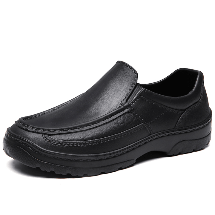 Men Retro Soft Slip Resistant Business Casual Dress Shoes - MRSLM