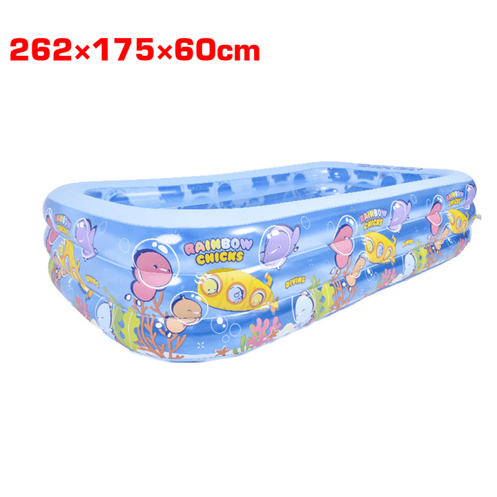 JILONG Inflatable Swimming Pool High Quality Outdoor Home Use Paddling Pool Kids Adults Large Size Inflatable Pool - MRSLM