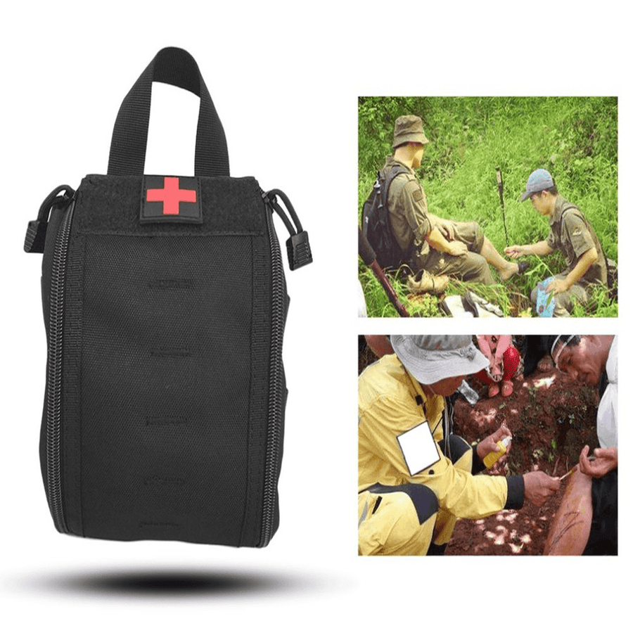 Outdoor Bag Tactical First Aid Kit Emergency Survival Pouch Waterproof Nylon Storage Box Travel Portable SOS Bag - MRSLM