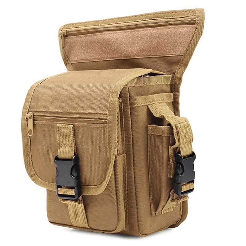 Men Multi-Function Camouflage Waist Bag Tactical Bag Outdoor Sport Bag - MRSLM