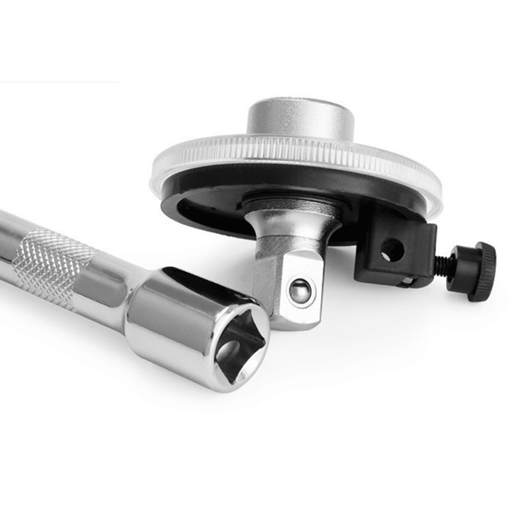 1/2'' Adjustable Drive Angle Gauge Torque Wrench Meter Measure Car Garage Tool - MRSLM