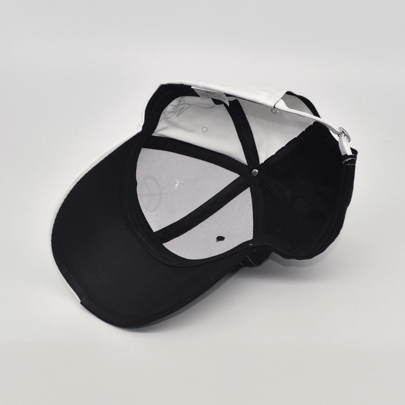 Black and White Color Matching Graffiti Baseball Cap - MRSLM