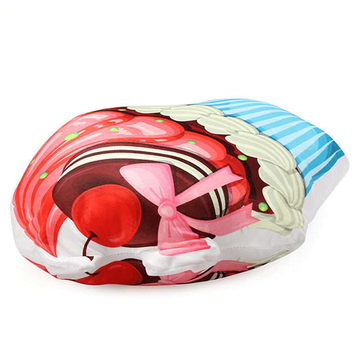 Simulation Creative PP Cotton Squishy 3D Ice Cream Throw Pillow Plush Sofa Bed Office Cushion - MRSLM