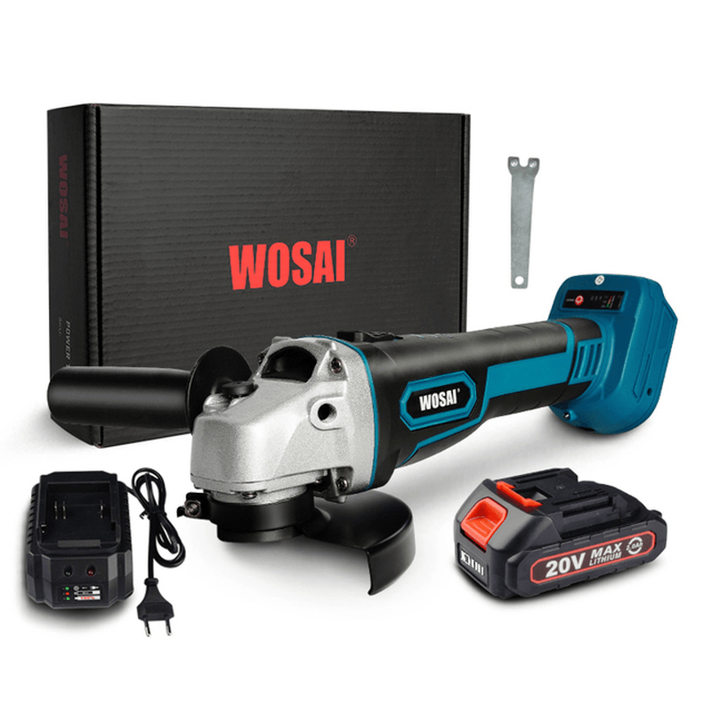 WOSAI M14 Cordless Brushless Angle Grinder 20V Lithium-Ion Grinding Machine Cutting Electric Angle Grinder Grinding Brushless Power Tool - MRSLM