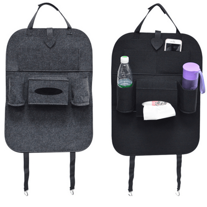 Auto Car Seat Back Hanging Multi-Pocket Storage Bag Organizer Holder Car Storage Box - MRSLM