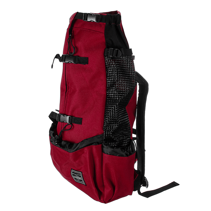 Double Shoulder Pet Carrier Backpack Adjustable Pet Front Cat Dog Carrier Travel - MRSLM