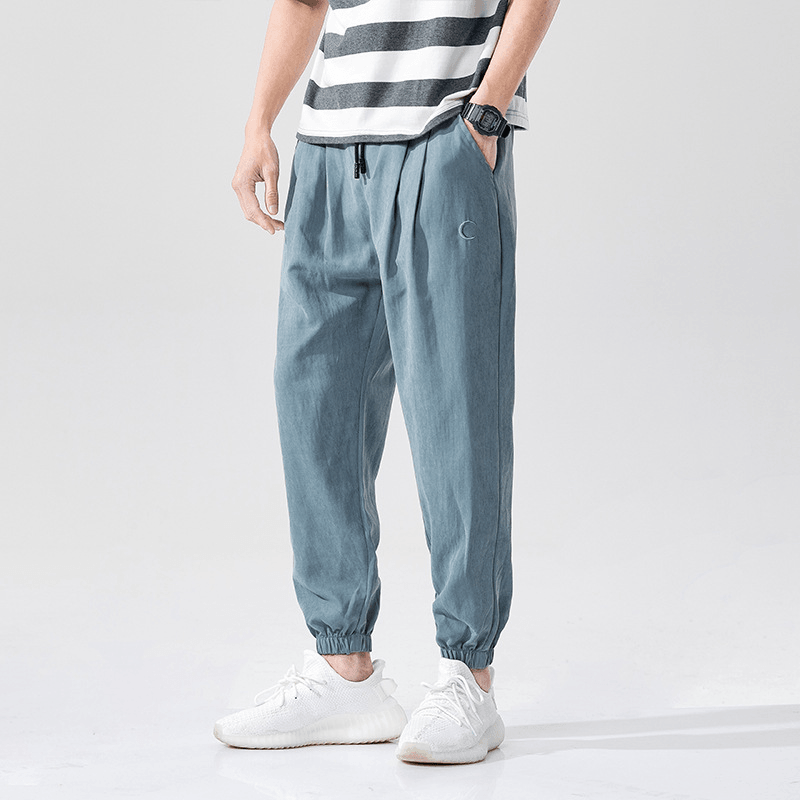 Summer Thin Loose Trousers Men'S Casual Trousers - MRSLM