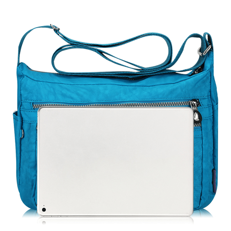 Women Nylon Light Weight Bag Casual Outdooor Waterproof Shoulder Bag Crossbody Bag - MRSLM
