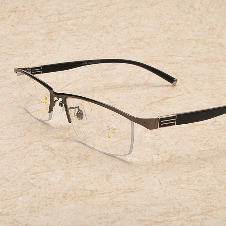 Far and near Multifunctional Metal Reading Glasses - MRSLM