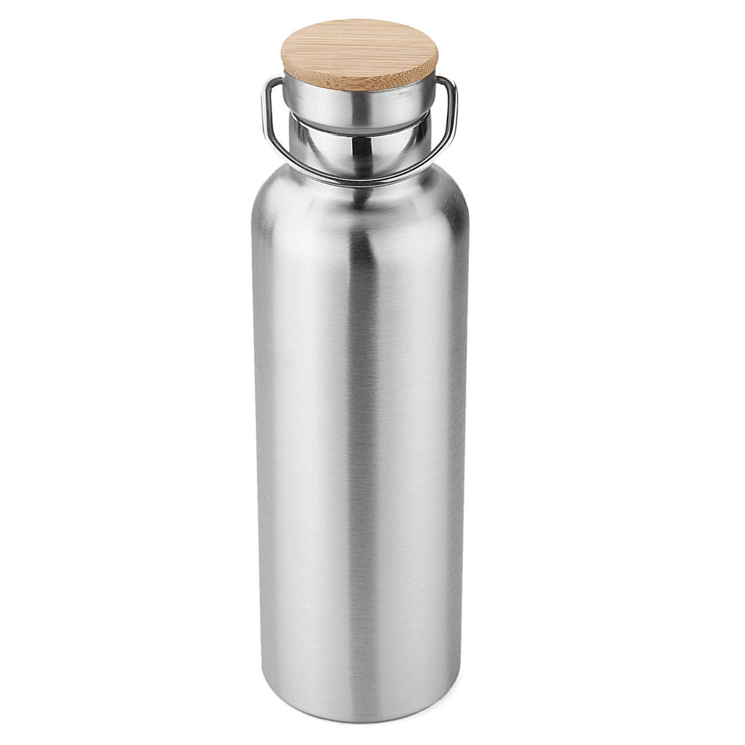 350/500/650/700/1000Ml Stainless Steel Water Bottle Portable Drink Vacuum Insulated Cup for Cycling Camping Fishing - MRSLM