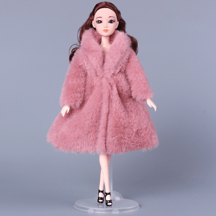 Doll Plush Coat Fashion Skirt Princess Costume Dress - MRSLM