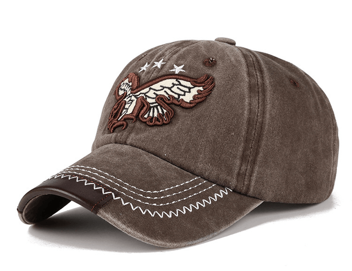 Embroidered Eagle Outdoor Sunshade Cap - MRSLM