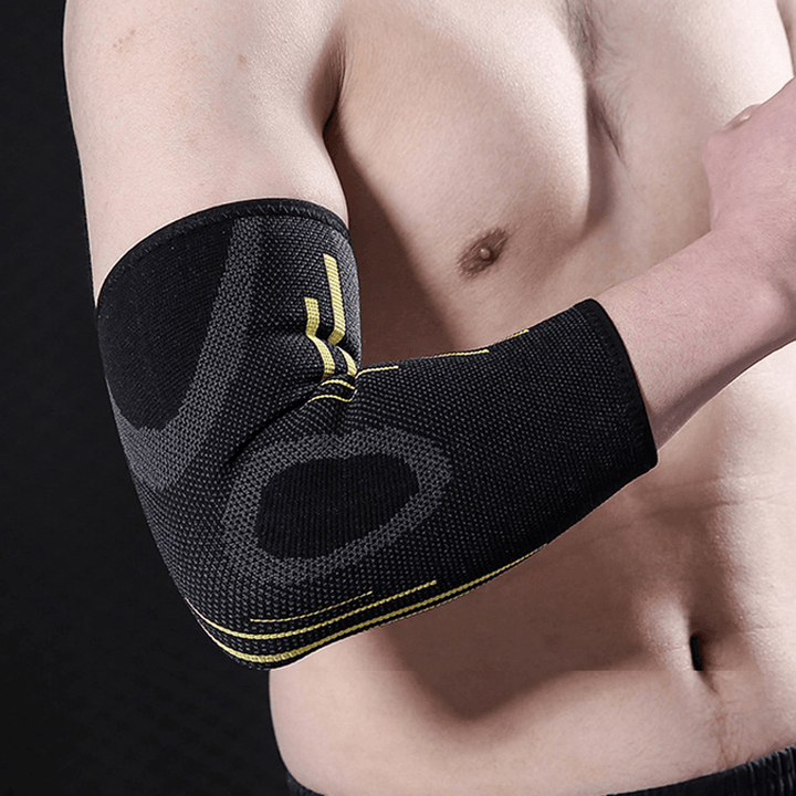KALOAD Nylon Elastic Elbow Knee Brace Sleeve Sport Safety Elbow Support Absorb Sweat Protective Gear - MRSLM