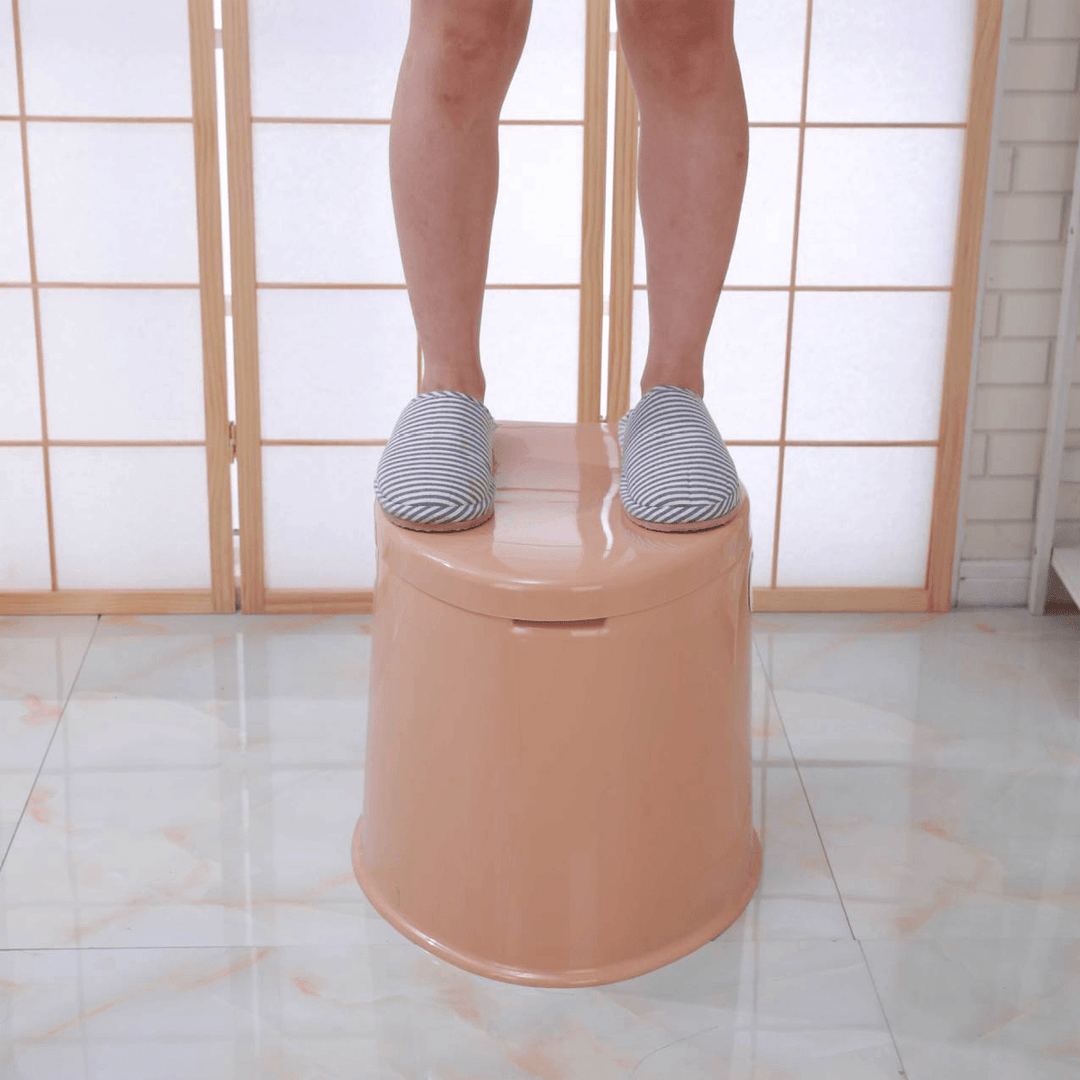 Multifunctional Toilet Moveable PP Board and Barrel Connected Bearing 100KG 5L - MRSLM