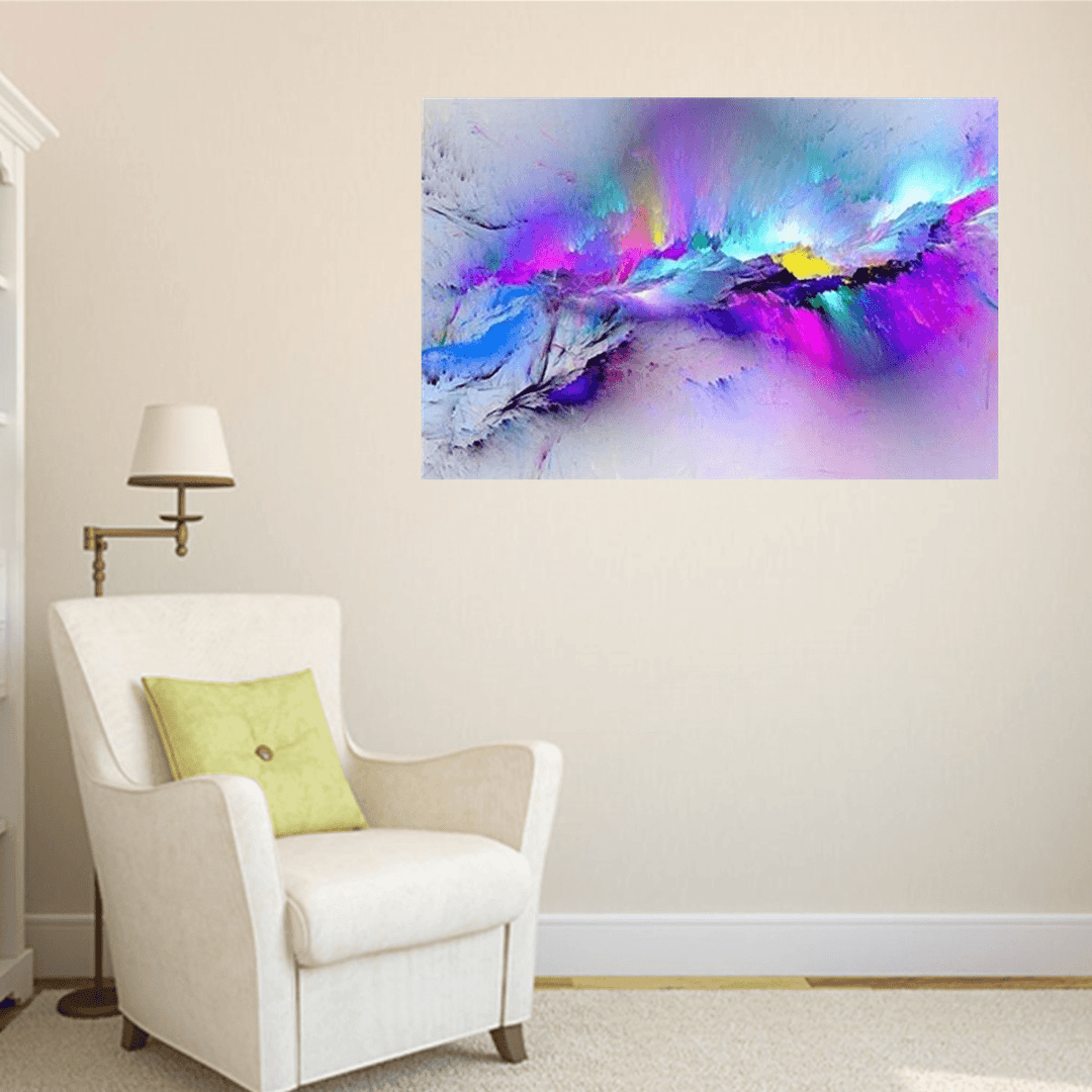 Abstract Clouds Colorful Canvas Painting Modern Wall Pictures for Living Room Home Decor Paper - MRSLM