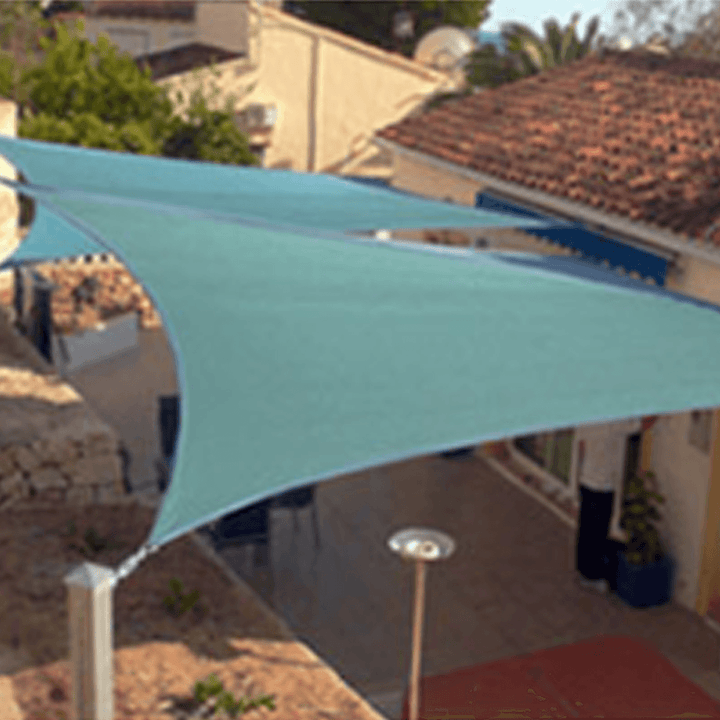3.6X3.6M 420D Oxford Tent Sunshade Sail Canopy Rectangle UV Block for Outdoor Patio and Garden - MRSLM