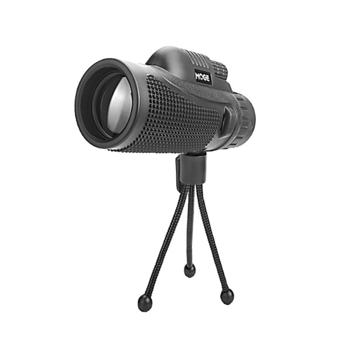 Moge 40X60 Monocular Optical HD Lens Telescope with Tripod Phone Clip Camping Travel - MRSLM