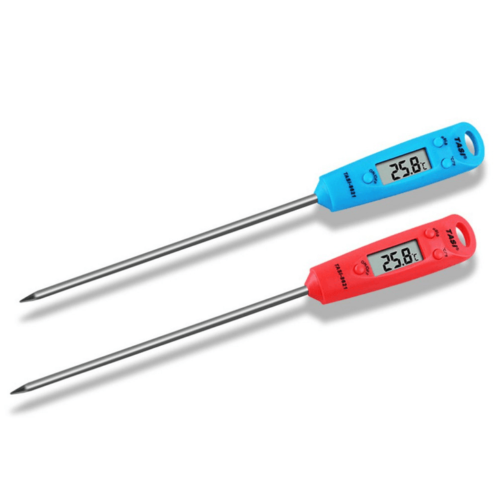 -50°C-300°C Range Digital Probe Stainless Steel Food Thermometer Household Cooking Water Milk Temperature Gauges Tools - MRSLM