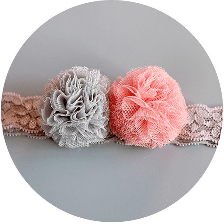 Baby Hair with Double Lace Flowers - MRSLM