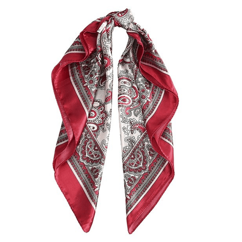 Fashion Women'S Color Matching Printed Hair Scarf - MRSLM