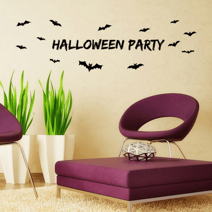 Miico AW9352 Halloween Wall Sticker Removable Sticksrs for Halloween Party Decoration Room Decorations - MRSLM