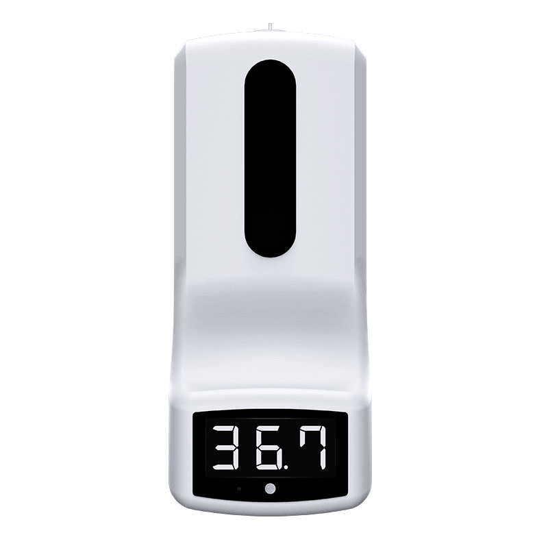 Automatic Liquid Soap Dispenser Smart Sensor Digital Hands Washing Free Machine Non-Contact Infrared Thermometer - MRSLM
