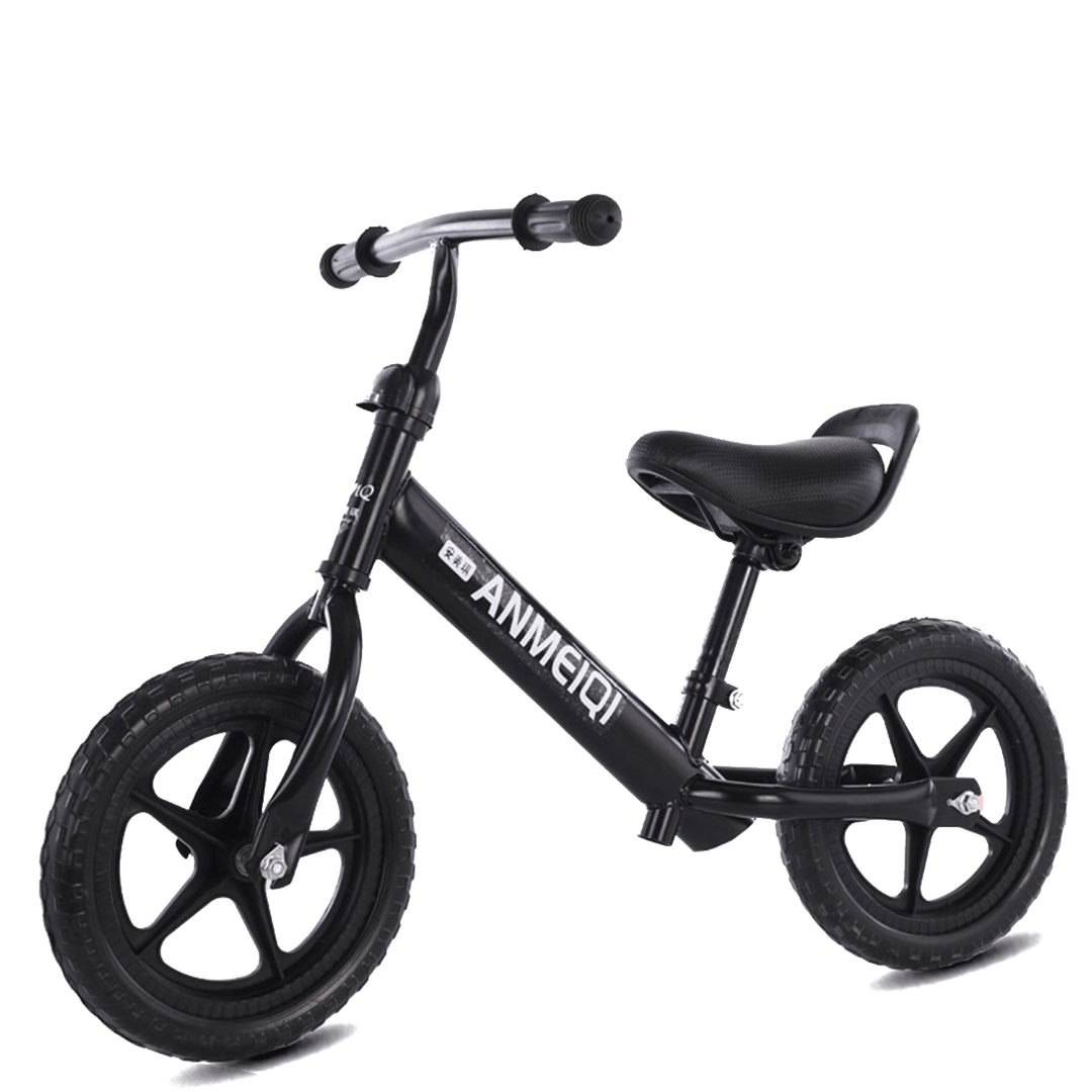 12 Inch 2 Wheel Kids No Pedal Balance Bike for Aged 1-6 Children Toddler Bicycle Balance Training Gifts Boys＆Girls - MRSLM