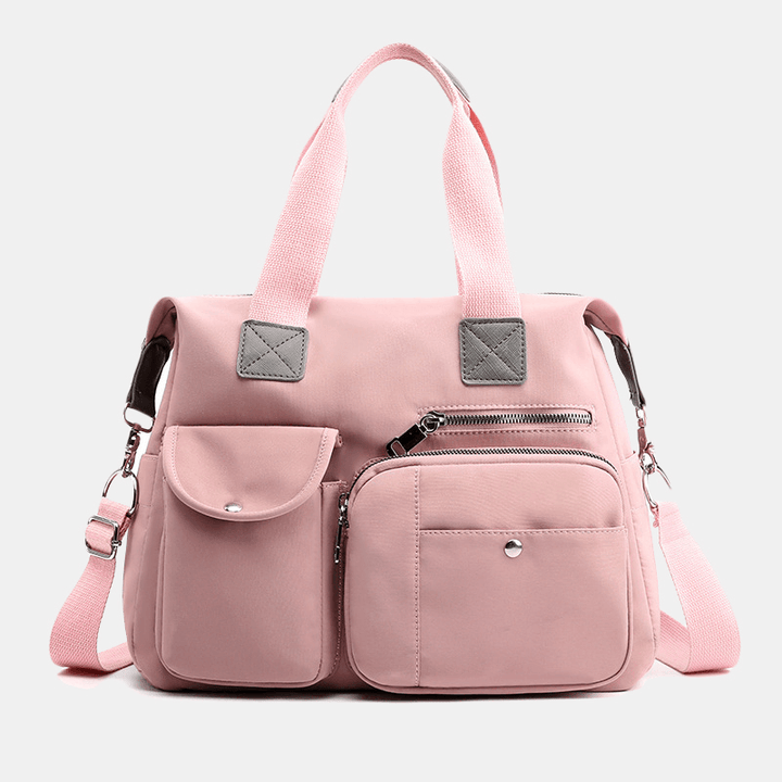 Women Nylon Waterproof Large Capacity Handbag Shoulder Bag - MRSLM