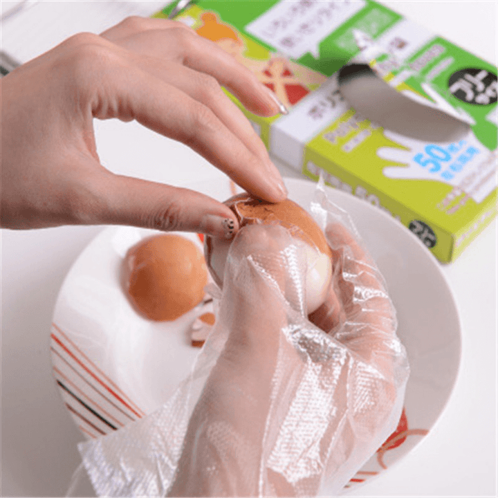 50Pcs/1Set Disposable Gloves Baking Accessories Cooking Guard Tool Glove - MRSLM
