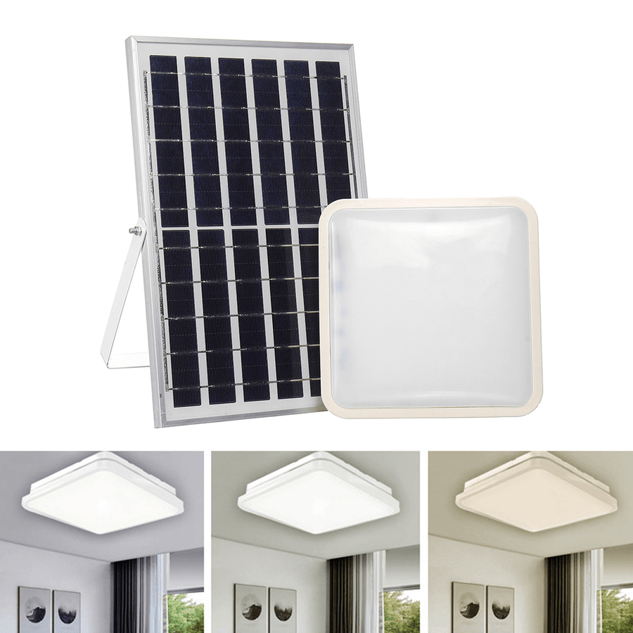 161PCS 50W Camping Tent Light Solar Panels 3 Modes Adjustable Ceiling Light Indoor Bedroom Lamp with Remote Control - MRSLM