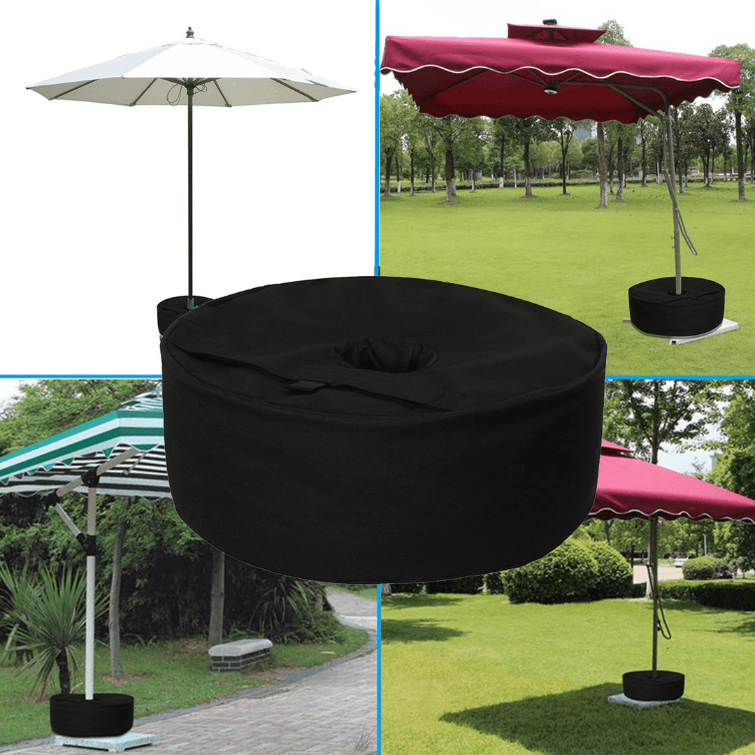 46X15Cm Heavy Duty Sand Bags Umbrella Weight Bag Weatherproof Parasol Umbrella Stand Base for Outdoor Tent Umbrella Base Stand Patio Garden - MRSLM