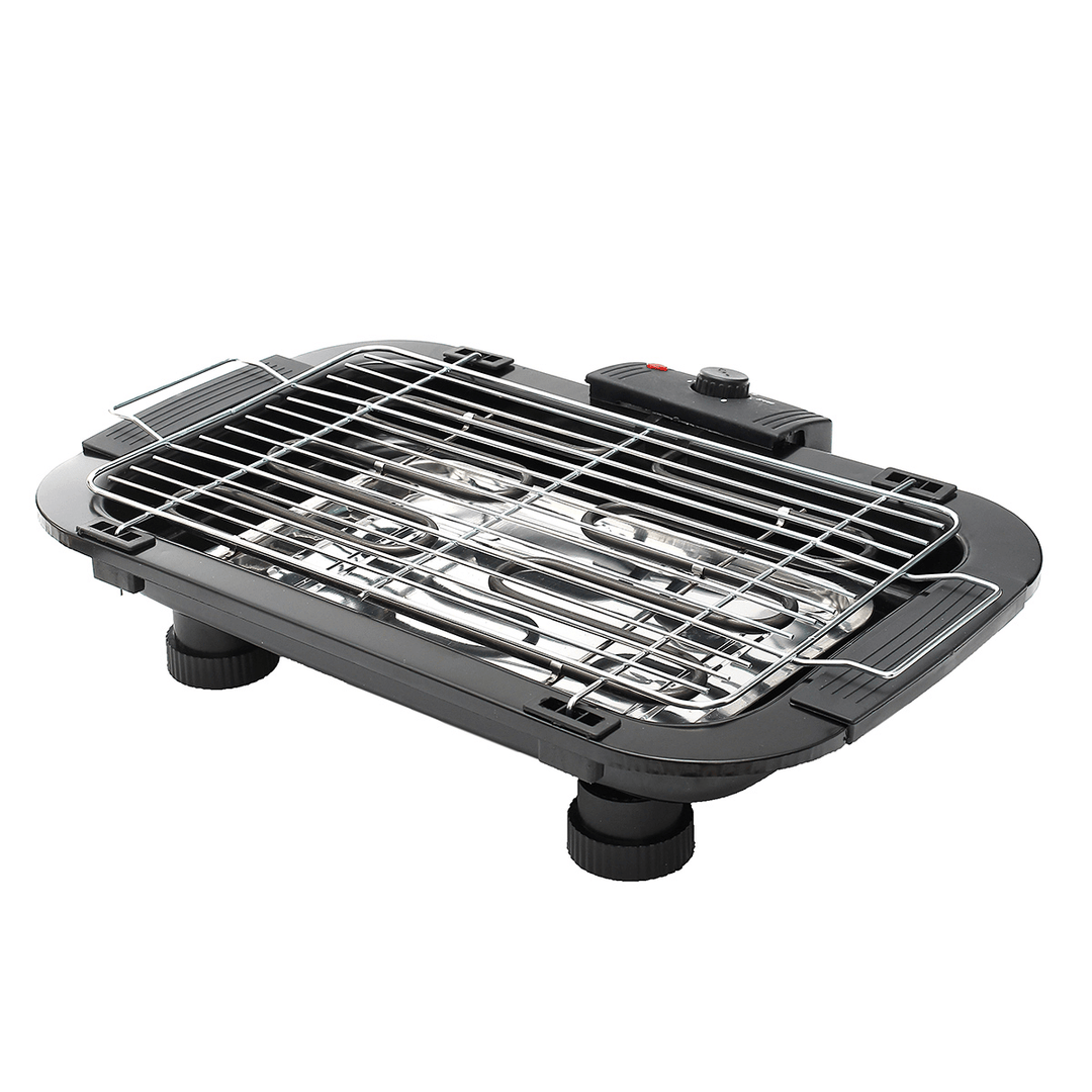 Smokeless BBQ Grill Non Stick Electric BBQ Teppanyaki Barbeque Grill Table Top Griddle - MRSLM