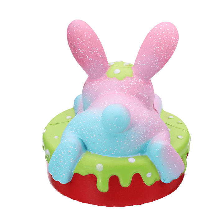 Oriker Squishy Rabbit Bunny Cake Cute Slow Rising Toy Soft Gift Collection with Box Packing - MRSLM